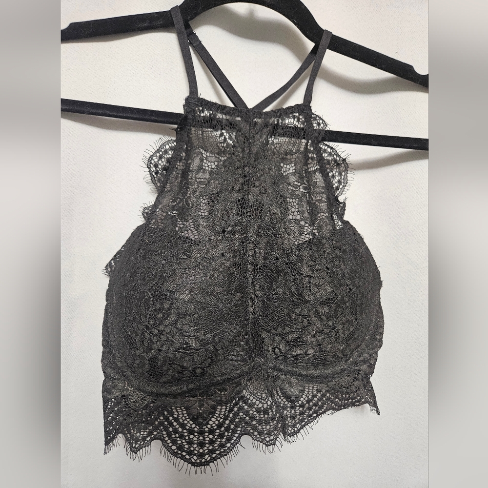 Victoria's Secret Black Lace Bustier